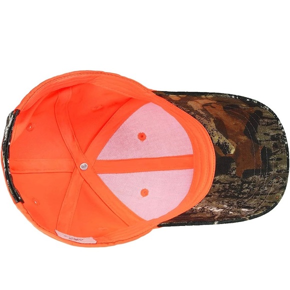 Hunting Hat Men Adjustable Cotton Camo Baseball Cap, Vintage Outdoor - Picture 5 of 6